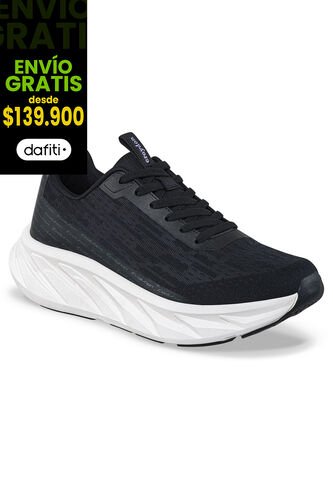 Tenis Running Hebar Negro-Blanco Croydon Para Mujer Croydon