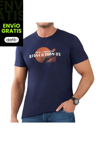 Camiseta Universe Azul Osc Croydon Para Hombre Croydon