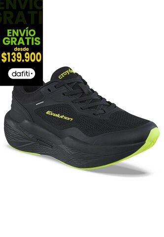 Tenis Running Zimon Negro Croydon Para Hombre Croydon