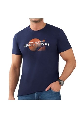 Camiseta Universe Azul Osc Croydon Para Hombre Croydon