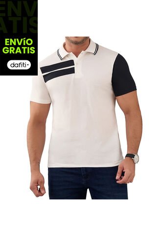Camiseta Polo Alain Marfil Croydon Para Hombre Croydon