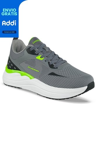 Tenis Running Goder Gris Croydon Para Hombre Croydon