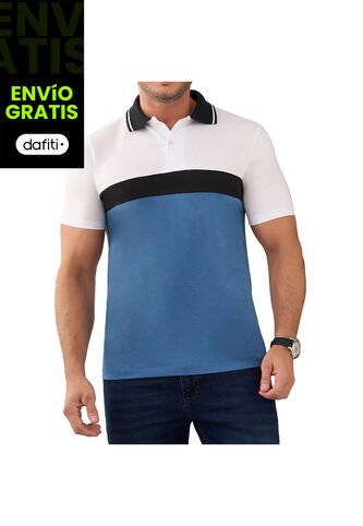 Camiseta Polo David Azul Claro Croydon Para Hombre Croydon