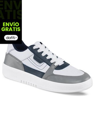Tenis Tottori Blanco-Gris Para Hombre Croydon Croydon