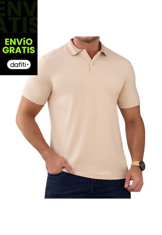 Camiseta Polo Pedro Beige Croydon Para Hombre Croydon