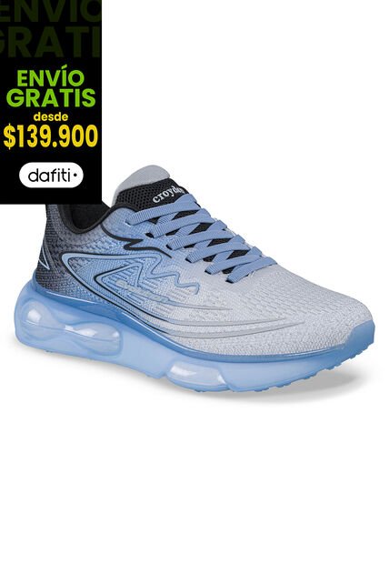 Tenis Running Nurat Azul Croydon Para Mujer