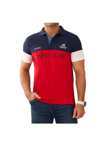 Camiseta Polo Gael Azul Croydon Para Hombre Croydon