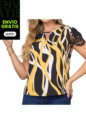 Blusa Kenya Amarillo Croydon Para Mujer Croydon