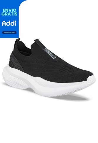 Tenis Para Caminar Zafali Negro Croydon Para Hombre Croydon