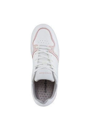 Tenis Urbanos Dagin Blanco-Rosa Croydon Para Mujer
