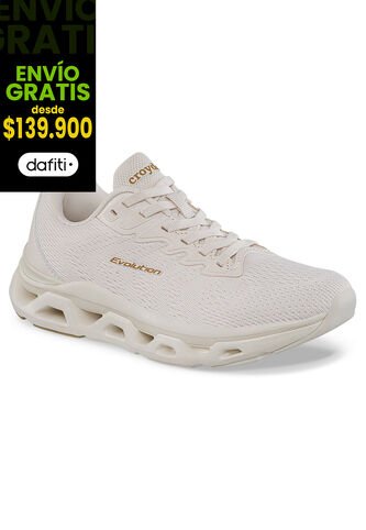Tenis Running Hazer Beige Croydon Para Mujer Croydon