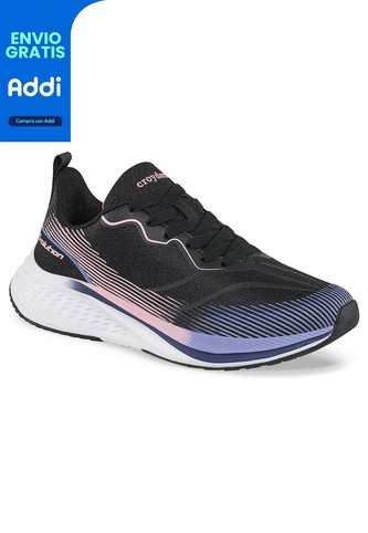 Tenis Running Jupit Negro Croydon Para Mujer Croydon