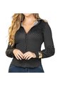 Blusa Polka Negro Croydon Para Mujer de Croydon