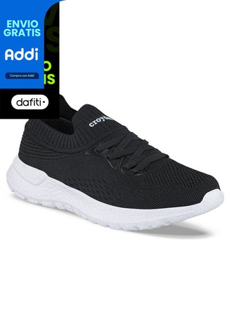 Tenis Para Caminar Azaley Negro Croydon Para Mujer Croydon