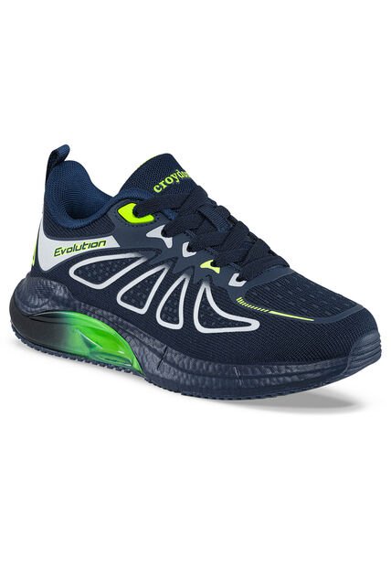 Tenis Running Lurven Azul Osc Para Niño Croydon