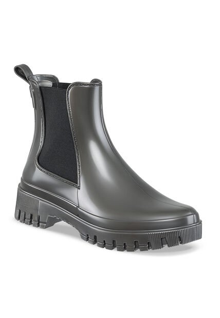 Botines Lluvia Kathie Gris Croydon Para Mujer