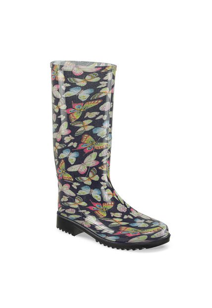 Botas Lluvia Adila Negro Para Mujer Croydon
