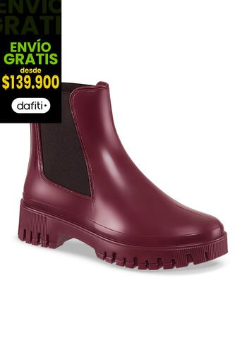 Botines Lluvia Kathie Vino Croydon Para Mujer Croydon