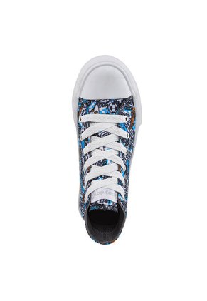 Tenis Krabs Alto Azul Para Niño Croydon