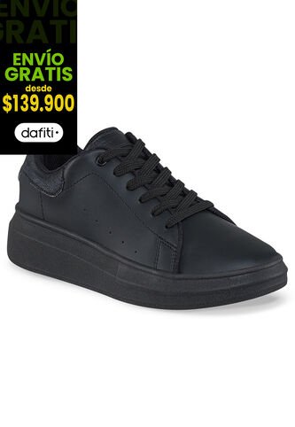 Tenis Urbanos Bera Negro-Negro Croydon Para Mujer Croydon