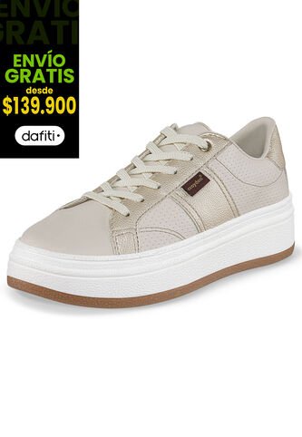 Tenis Ghada 3 Beige Croydon Para Mujer Croydon