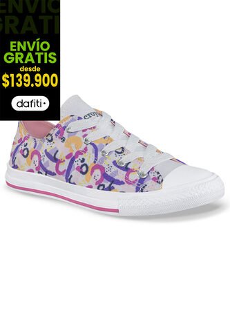 Tenis Casuales Mic Bajo Lila Croydon Para Niña Croydon