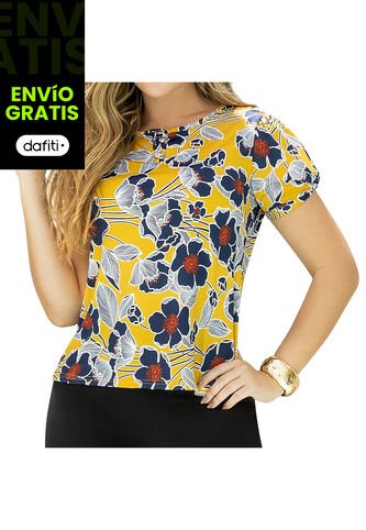Blusa Patty Mostaza Croydon Para Mujer Croydon
