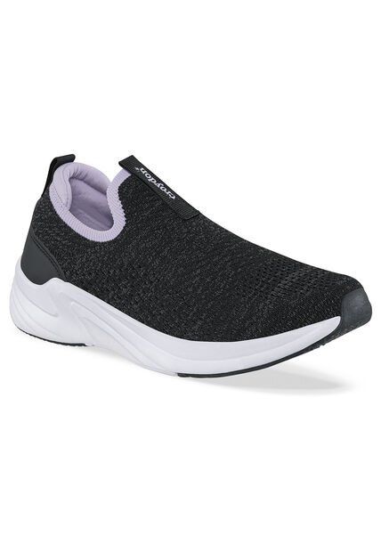 Tenis Running Anylar Negro-Lila Para Mujer Croydon