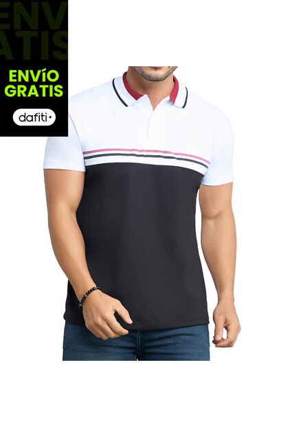 Camiseta Polo Daniel Blanco Para Hombre Croydon