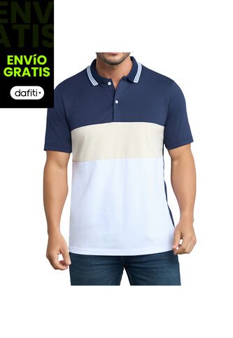Camiseta Polo Mark Azul Osc Para Hombre Croydon Croydon