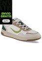 Tenis Urbanos Vonog Beige-Verde Croydon Para Hombre de Croydon