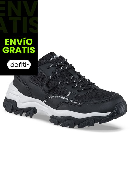 Tenis Urbanos Ztam Negro Croydon Para Mujer