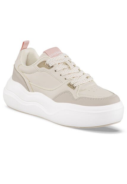 Tenis Urbanos Aryx Beige Para Mujer Croydon