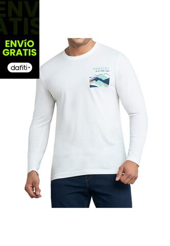 Camibuzo Antonio Estampado Blanco Para Hombre Croydon Croydon