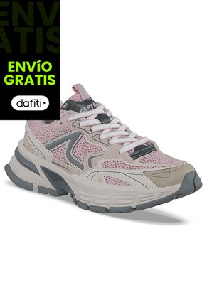 Tenis Urbanos Guxet Rosa-Gris Croydon Para Mujer
