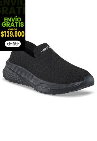 Tenis Para Caminar Slom Negro-Negro Croydon Para Mujer Croydon