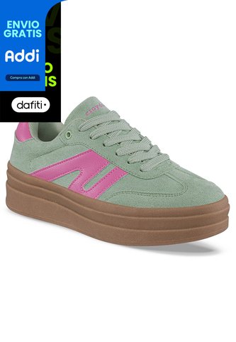 Tenis Urbanos Vintar Verde Croydon Para Mujer Croydon