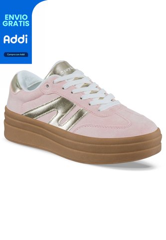 Tenis Urbanos Vintar Rosa Croydon Para Mujer Croydon