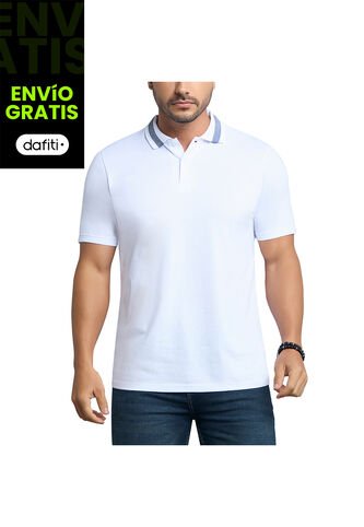Camiseta Polo Pedro Blanco Para Hombre Croydon Croydon
