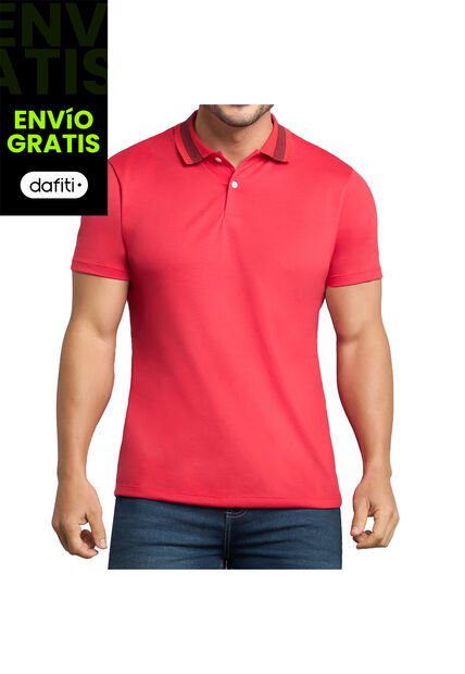 Camiseta Polo Pedro Rojo Para Hombre Croydon
