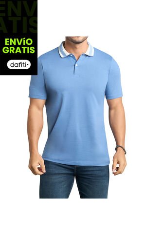 Camiseta Polo Pedro Azul Para Hombre Croydon Croydon