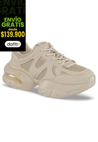 Tenis Urbanos Rini Beige Croydon Para Mujer Croydon
