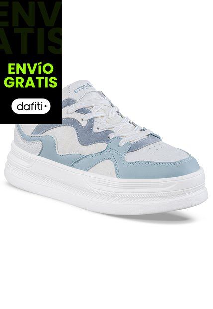 Tenis Casuales Bizof Blanco Croydon Para Mujer