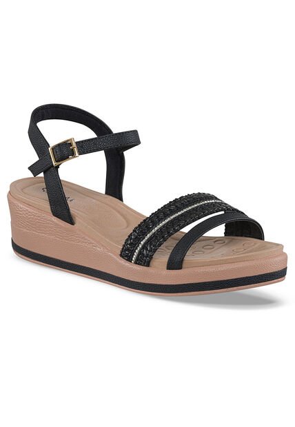 Sandalias Tacón Rosana Negro Para Mujer Croydon