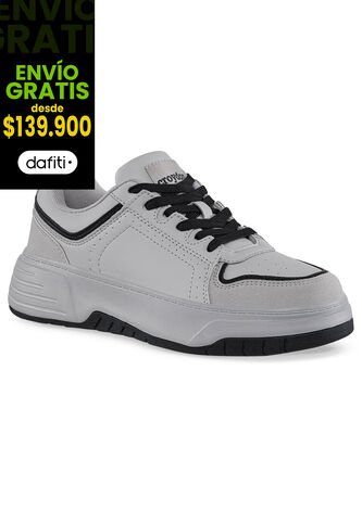 Tenis Urbanos Cuspi Gris Croydon Para Mujer Croydon