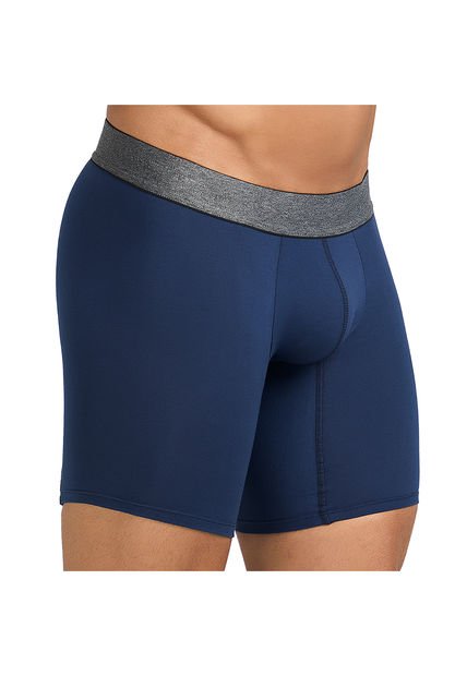 Boxer Jairo Pack X2 Azul-Gris Para Hombre Croydon