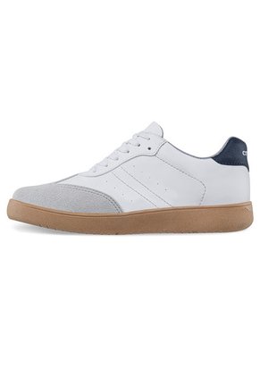 Tenis Kameko Blanco-Azul Para Hombre Croydon