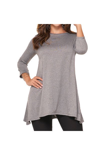 Vestido Paulete Gris Para Mujer Croydon