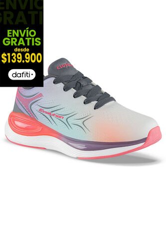 Tenis Running Onder Gris-Fucsia Croydon Para Niña Croydon