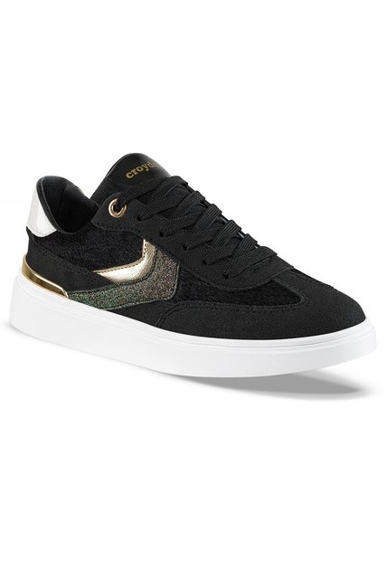 Tenis Urbanos Billie Negro Croydon Para Mujer